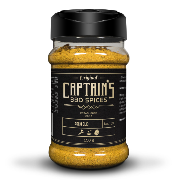 Captains BBQ Spice - Aglio Olio, 150g