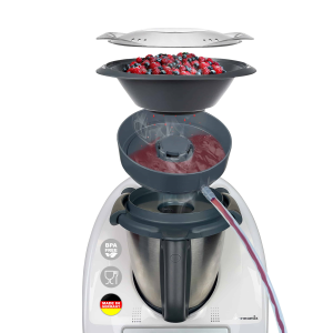 MimoMix - MixFino Dampfentsafter-Aufsatz f&#252;r Thermomix TM6, TM5, TM31 und TM Friend
