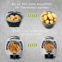 MimoMix - Salatschleuder-Aufsatz f&amp;#252;r den Thermomix TM6, TM5
