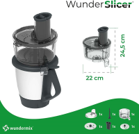 MimoMix - WunderSlicer&amp;#174; | Gem&amp;#252;seschneider f&amp;#252;r Thermomix TM6, TM5, TM3