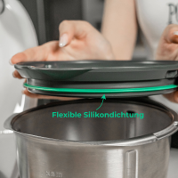 MimoMix - WunderCover | Frischhalte-Deckel mit Wiegefunktion f&amp;#252;r Thermomix TM6, TM5